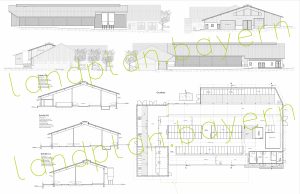 Umbau und Anbau an einen bestehenden Milchviehstall von landplan.bayern